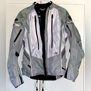 Joe Rocket Gray and Black Performance Riding Jacket